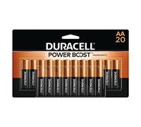 Duracell 20 x AA 1.5 V Alkaline 1.5 V Non-rechargeable Battery - non-rechargeable batteries (Alkaline, Cylindrical, 1.5 V, AA, Black, Copper)