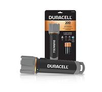 Duracell 200 Lumen Floating LED Flashlight for Camping, Fishing, & Emergency Use - Water Resistant Design with 4 Modes and 3-AA Batteries Included. Great for In-Door & Out-Door Use