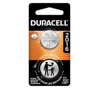 Duracell 2016 Coin Button Batteries, 2 Count