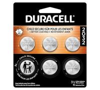 Duracell 2032 Lithium Battery, 6 Count (Pack of 1), Child Safety Features, Compatible with Key Fob, Tea Light Candles and Other Devices, CR2032 Battery