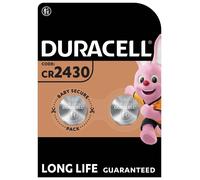 Duracell 2430 Lithium Coin Batteries 3V (CR2430) - Pack of 2