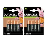 Duracell 2500mAh AA HR6 Rechargeable Batteries Genuine Duracell