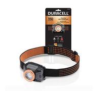 Duracell 350 Lumen Focusing LED Headlamp for Everyday Use - Comfortable and Ultra-Strong Design with 9 Modes and 3-AAA Batteries for up to 15 Hours of Life. Great for in-Door & Out-Door Use