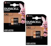 Duracell 4 x High Power CR2 3V Lithium Photo Battery - DLCR2 - EL1CR2 - CR15H270