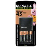 Duracell 45 Minutes Battery Charger with 2 AA and 2 AAA