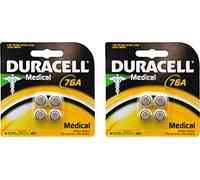 Duracell 76A LR44 Duralock 1.5V Button Cell Battery, 8 Pack