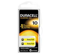 DURACELL 96077559 BATTERY, HEARING AID, DA10, 6PK,DURALOCK