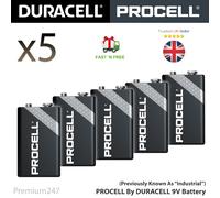 Duracell 9V Industrial Procell Power Alkaline Batteries Smoke Alarm LR22 MN1604