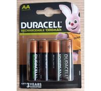 Duracell 4 LR06 1300mAh Rechargeable battery Nickel-Metal Hydride (NiMH)