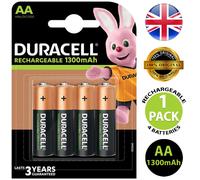 Duracell 4 LR06 1300mAh Rechargeable battery Nickel-Metal Hydride (NiMH)