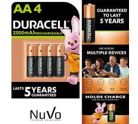 Duracell 4xAA Rechargeable battery AA