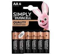 Duracell S18450 Simply Batteries Aa X 6 S18450