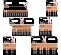 Duracell AA AAA Batteries Simply Alkaline Long Lasting LR03, LR6 Far Expiry