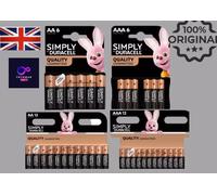 Duracell AA AAA Batteries Simply Alkaline Long Lasting LR03, LR6 Far Expiry