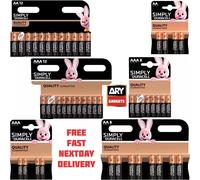 Duracell AA AAA Batteries Simply Alkaline Long Lasting LR03, LR6 Far Expiry
