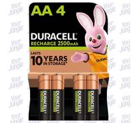 Duracell 4xAA Rechargeable battery AA