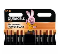 DURACELL AA ALKALINE BATTERIES PLUS 24 PACK (8x3) LR6 1.5V NEW & SEALED