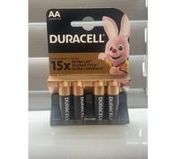 Duracell AA Batteries Pack 4 LR6 MN1500 1.5V Alkaline long lasting 2035 Expiry