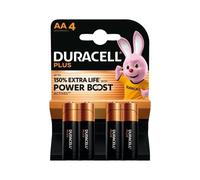Duracell AA Cell Plus with Power Boost Batteries (Pack 4)