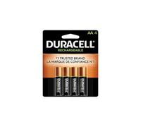 Duracell AA NiMH Battery, rechargeable, 4/Pack (DX1500B4N001)