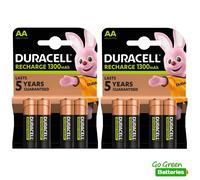 Duracell 4 LR06 1300mAh Rechargeable battery Nickel-Metal Hydride (NiMH)