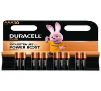 Duracell AAA Cell Plus with Power Boost Batteries (Pack 10)