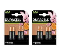 Duracell AAA Pre-Charged Rechargeable Batteries - Pack of 8