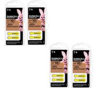 Duracell AC10 ZA10 YELLOW Hearing Aid Batteries 10 10au PR70 V10 DA230