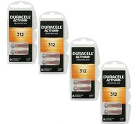 Duracell AC312 ZA312 BROWN Hearing Aid Batteries 312 312au PR41 V312 DA312