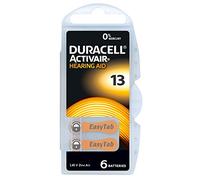 Duracell Activair size 13 Hearing Aid Battery (5 packs of six cells)