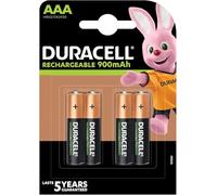 Duracell Active Charge Battery Long-life Rechargeable 800mAh AAA Size 1.2V Ref 75043988 [Pack 4]