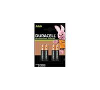 Duracell Active Charge Battery Long-life Rechargeable 800mAh AAA Size 1.2V Ref 75043988 [Pack 4]