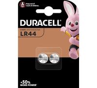 Duracell V13GA LR44 button cell 1.5 V Alkaline 125mAh (blister of 2)