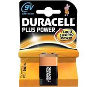 * DURACELL ALKALINE MN1604/6LR 61 9V BATTERY SIZE:6F22 RX22 006P PP3 9V DURACELL"PLUS"BATTERY