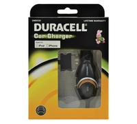 Duracell Apple iPhone 3/3GS/4/4S/iPod Classic/iPod Nano 6G/Touch Universal Car Adapter - Black