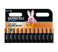 Duracell Optimum Alkaline AA Batteries - Pack of 12