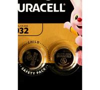 Duracell Battery 2032 3V Lithium Coin Cell DL2032/CR/BR2032 SB-T15 with Baby Secure Technology Pack of 2