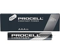 Duracell Battery Alkaline, Micro, AAA, LR03, 1.5 V Procell Constant, Retail Box (10 Pack), Multicoloured, 5000394149199