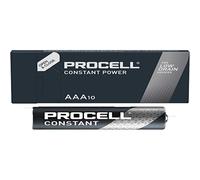 Duracell Battery Alkaline, Micro, AAA, LR03, 1.5 V Procell Constant, Retail Box (10 Pack), Multicoloured, 5000394149199