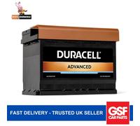 Duracell Battery DA 62H 12V 62 Ah 550 A B13 Fiat Ducato 2.0 Panorama/Combinato