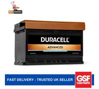 Duracell Battery DA 74 Advanced 12V 74 Ah 680 A B13 Mitsubishi Mirage 1.6 Turbo