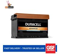 Duracell Battery DA72 Advanced 12V 72 Ah 670 A B13 Alfa Romeo GT 3.2 GTA