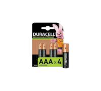 Duracell Battery Rechargeable Accu NiMH 750mAh AAA Ref 81364750 [Pack 4]
