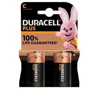 Duracell C and D Batteries 100% Plus Power Alkaline LR14 LR20 MONO MN1400 1.5v