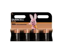 Duracell Plus C Battery Alkaline 100% Life Pack of 6 5009814 DU14191