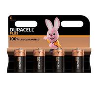 Duracell C Battery Plus Alkaline Batteries, LR14 MN1400, 100% Power, Long Expiry