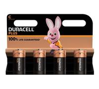 Duracell Plus Power C Battery PK4