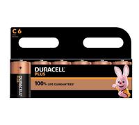 Duracell C Cell Plus Power +100% Batteries (Pack 6)