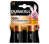 Duracell PLUS C batteries, PACK OF 2
