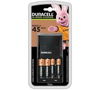 Duracell CEF27EU 45 Minute Charger with 2 AA/AAA Batteries, Black